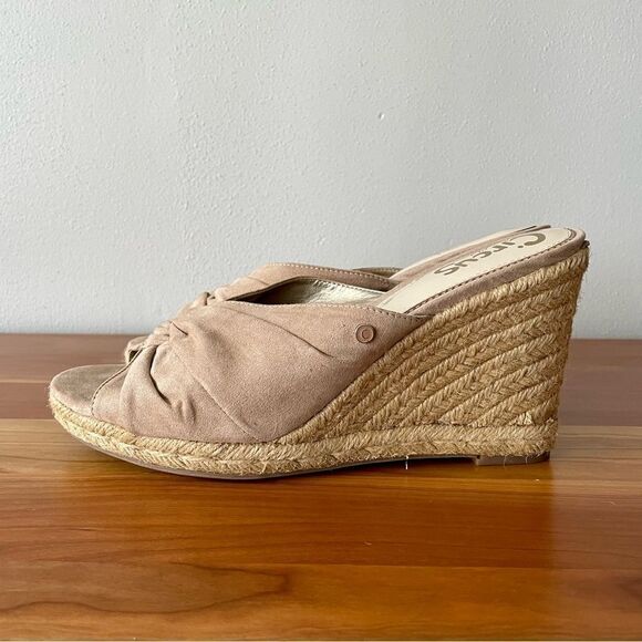 Circus by Sam Edelman Bea Espadrille Beige Wedge Sandals - Size: 9.5 - Picture 3 of 12